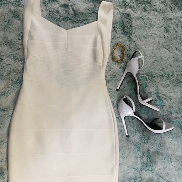 White bandage dress. Super sexy. For any occasion - Picture 1 of 5
